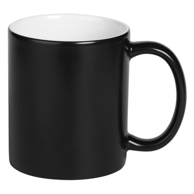 MAGIC MUG, stoneware sublimation mug, 325 ml, black