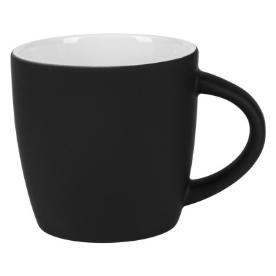 SOFT BERRY, stoneware mug, 300 ml, black