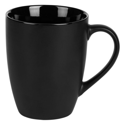 LAURA, stoneware mug, 300 ml, black