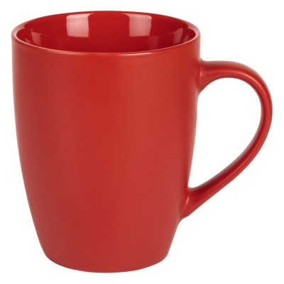 LAURA, stoneware mug, 300 ml, red