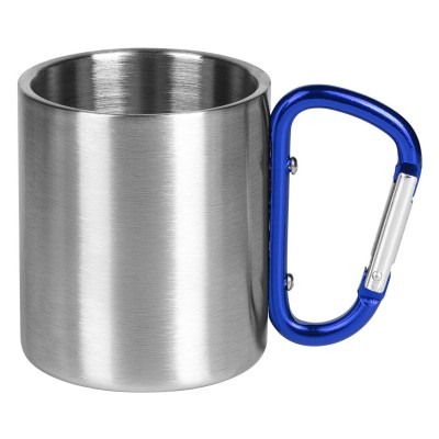 HIKE, metal mug, 200 ml, blue