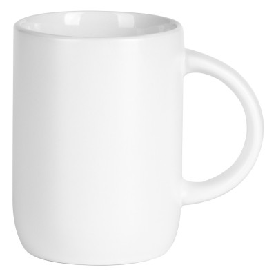 AGNES, stoneware mug, 310 ml, white