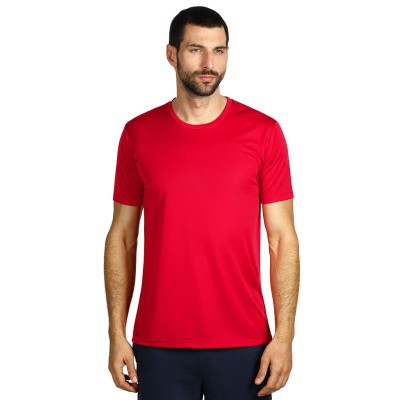 TEE, sports t-shirt, 100% polyester, red