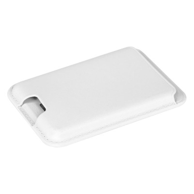 BECCO, magnetic card holder for mobile phone, white