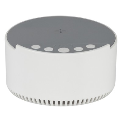 RENNE, wireless speaker 3w, wireless charger 15w, with 6 relaxing sleep melodies, white