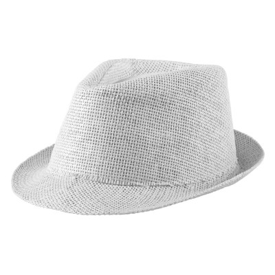 SOL, hat without band, white