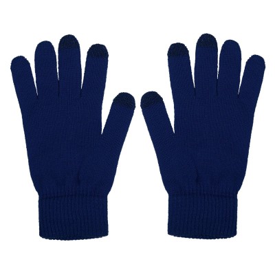 SWIPE, gloves with three active touch fingers, blue