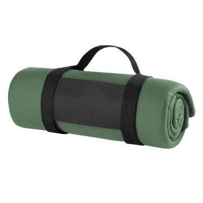 BLANKET ROLL, polar-fleece blanket, 180 g/m2, forest green