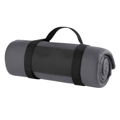 BLANKET ROLL, polar-fleece blanket, 180 g/m2, dark gray