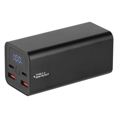 BIONIC, pd, laptop power bank, 20.000 mah, 65w, black