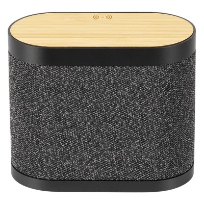 BAND, wireless speaker 5w and wireless charger, 15w, black