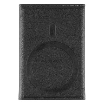 EMBER, magnetic card and phone holder, black