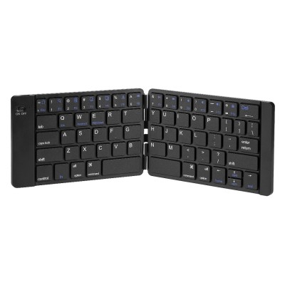 VIGOR, portable foldable keyboard with rechargable battery, black