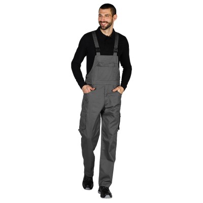 CRAFT BIB PANTS, workwear bib pants  dark gray