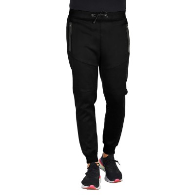 COOPER TRACK, mélange men’s jogging pants, black