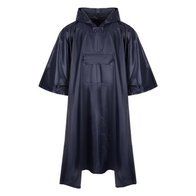 PONCHO, waterproof raincoat, blue