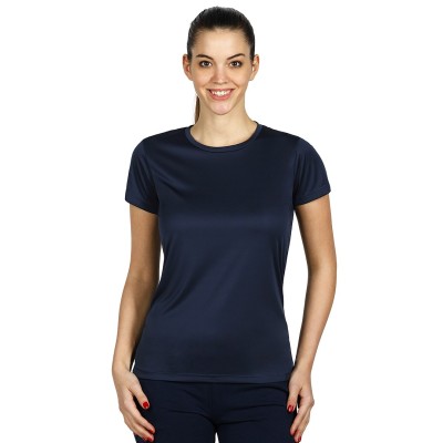 TEE LADY, women's t-shirt, 100% polyester, blue