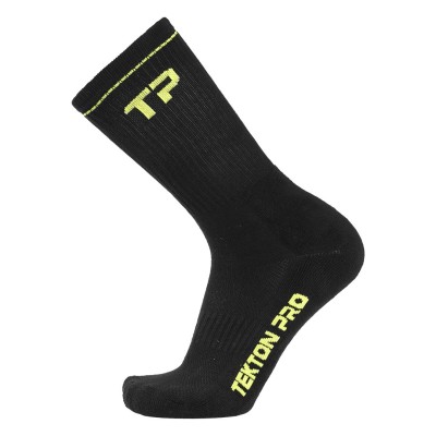 COMODO, work socks made of cotton and polyamide, 3 pcs, neon yellow