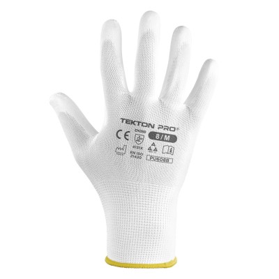 SG BASIC, safety gloves, white