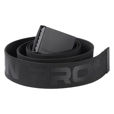 PATENT, stretchable belt, black