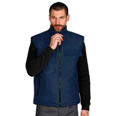 TEN VEST, workwear bodywarmer blue