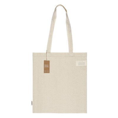 NATURELLA RECYCLE 120, recycled cotton bag, 120 g/m2, beige