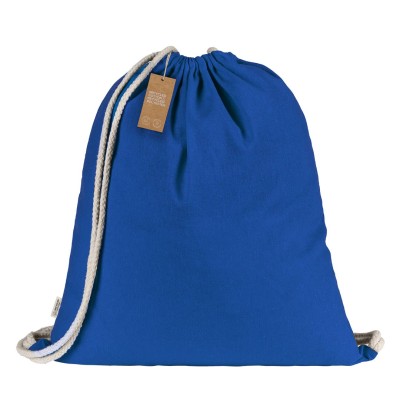 MELON RECYCLE 120, recycled cotton backpack, 120g/m2, royal blue