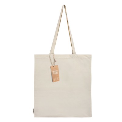 NATURELLA RPET, rpet shopping bag, beige