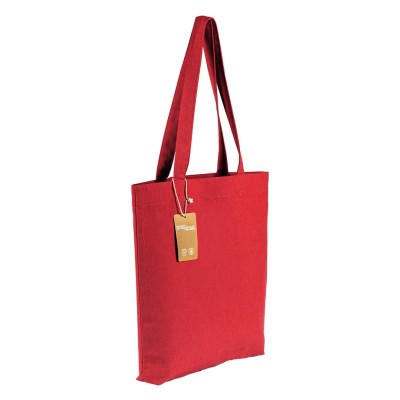 ALOE, recycled cotton bag, 300 g/m2, red