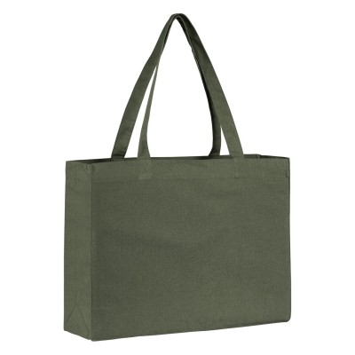 OLIVE, recycled cotton bag, 300 g/m2, olive