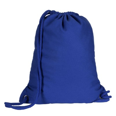 LIME, recycled cotton backpack, 285 g/m2, royal blue