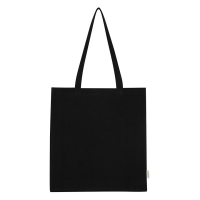 FRAGOLA, recycled cotton bag, 220 g/m2, black