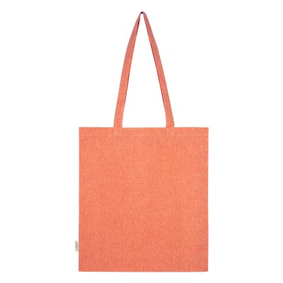 NATURELLA MELANGE 120, recycled cotton bag, 120 g/m2, orange