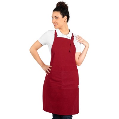 ECO CHEF, apron, 180 g/m2, burgundy