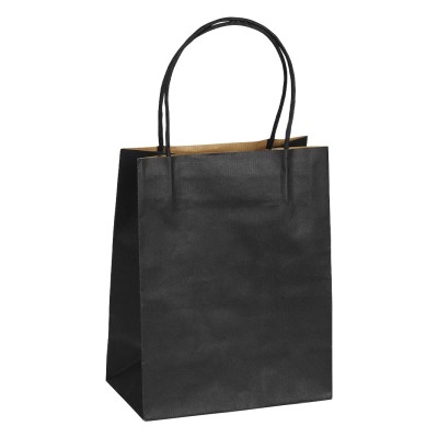 LOLA MINI, paper bag, 120 g/m2, black