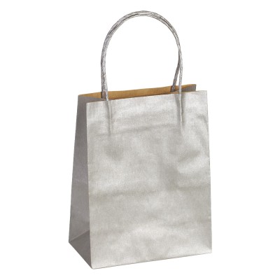 LOLA MINI, paper bag, 120 g/m2, silver