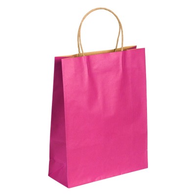LOLA MIDI, paper bag, 120 g/m2, pink