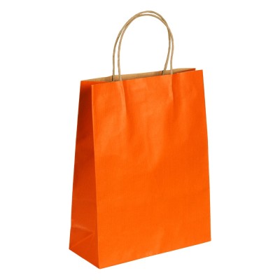 LOLA MIDI, paper bag, 120 g/m2, orange
