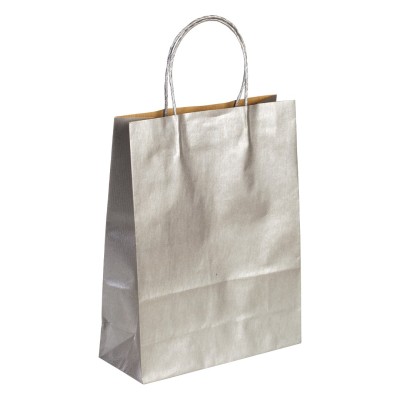 LOLA MIDI, paper bag, 120 g/m2, silver