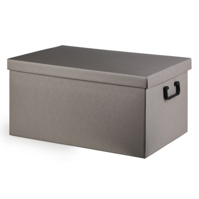 TUTTO, 3-layer self-assembling gift box with a lid, gray