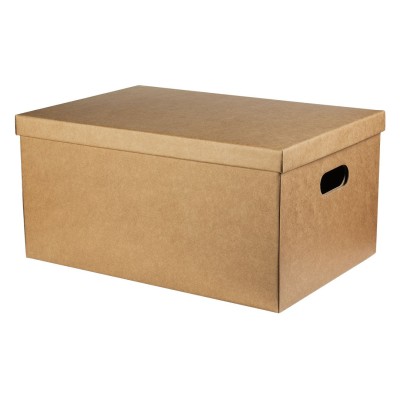 TUTTO, 3-layer self-assembling gift box with a lid, beige