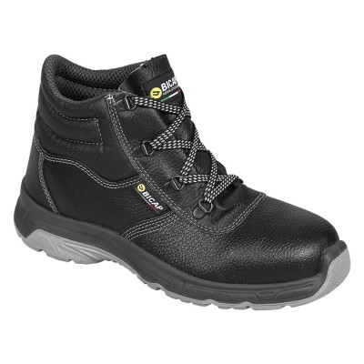 CONCRETE, high-cut safety shoes s3 src, black