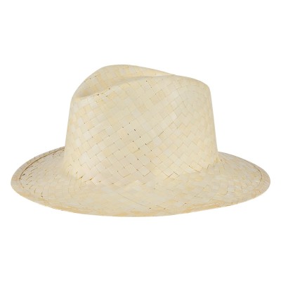 HEMINGWAY II, palm leaf hat without band, beige