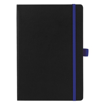CODE BLACK, a5 notebook, royal blue