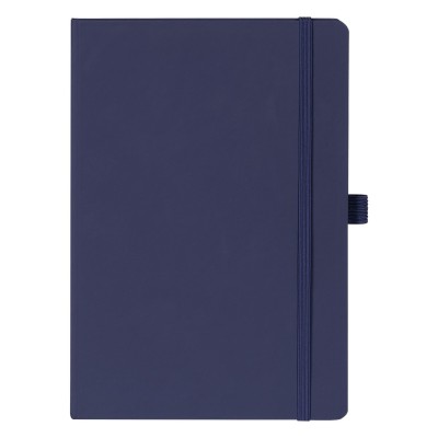 PARIS, soft touch a5 notebook, blue