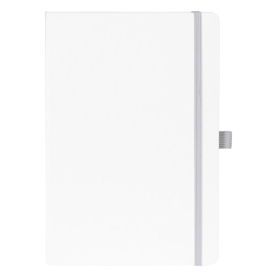 PARIS, soft touch a5 notebook, white