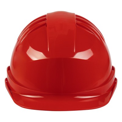 HELMET PRO, protective helmet made of hdpe material, red