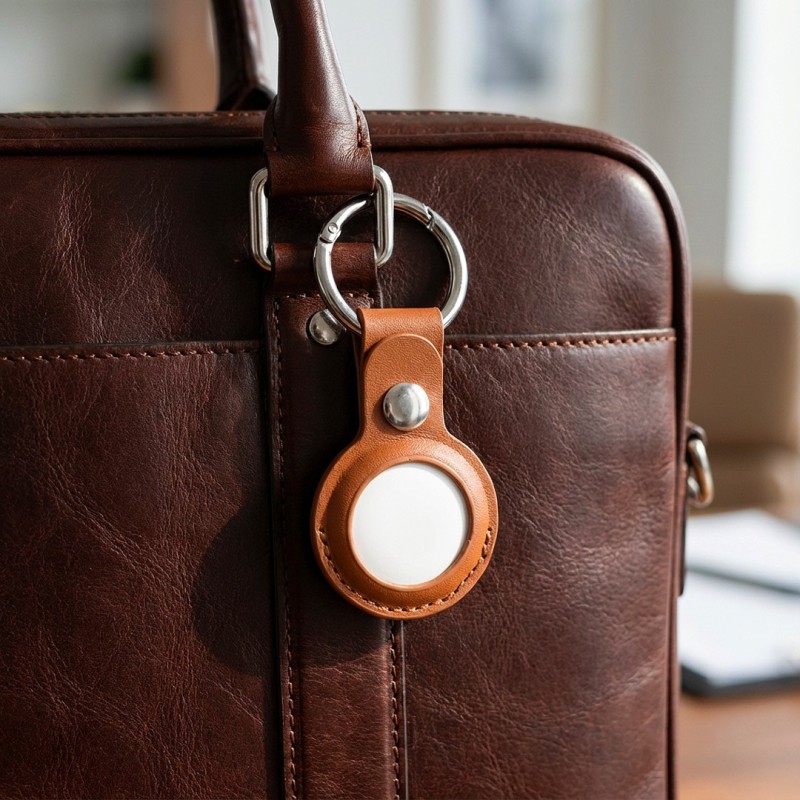 LOCATEPRO, find my keyholder tag, brown