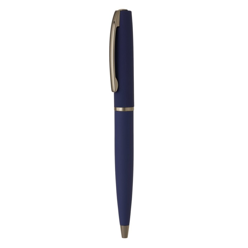 CONCORD, metal ball pen in a paper tube, blue