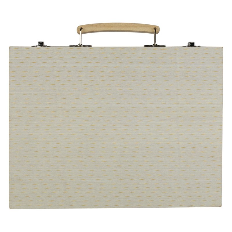 ROXY, coloring set in a wooden box, maxi, beige